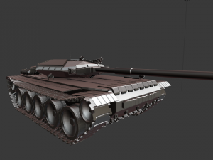 tank model surreal sniper rifle 3Dモデル
