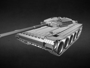tank model surreal sniper rifle 3D मॉडल
