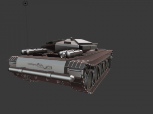 tank model surreal sniper rifle 3D मॉडल