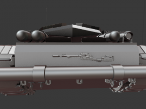tank model surreal sniper rifle 3D मॉडल