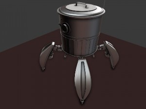 four-legged trash 3D Model