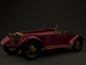 alfa-romeo-6c-1750 3D मॉडल