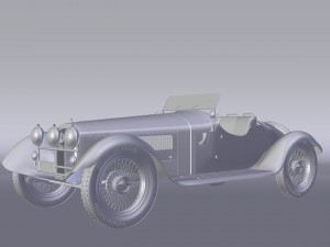 alfa-romeo-6c-1750 3D 模型