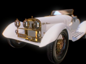 alfa-romeo-6c-1750 3D 模型