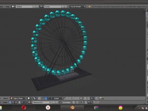 ferris wheel Modelo 3D