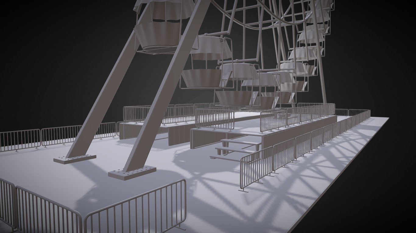 Ferris Wheel Free 3d Model In Landmarks 3dexport