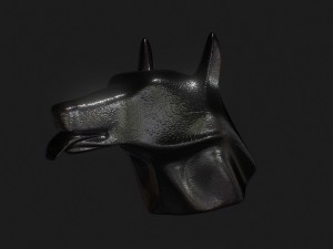 dog head 3D Model