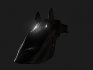 dog head 3D 모델