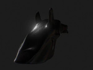 dog head 3D Model