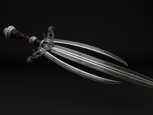 sword blade Model 3D