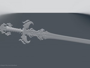 sword blade 3D Model