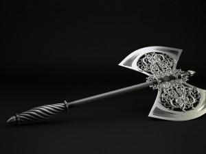 battle axe 3D Model