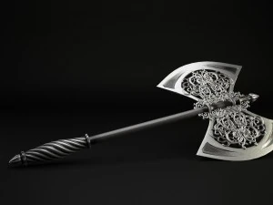 ascia da battaglia Modello 3D