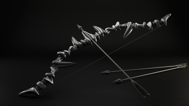 bow Modello 3D .c4d .max .obj .3ds .fbx .stl .blend 