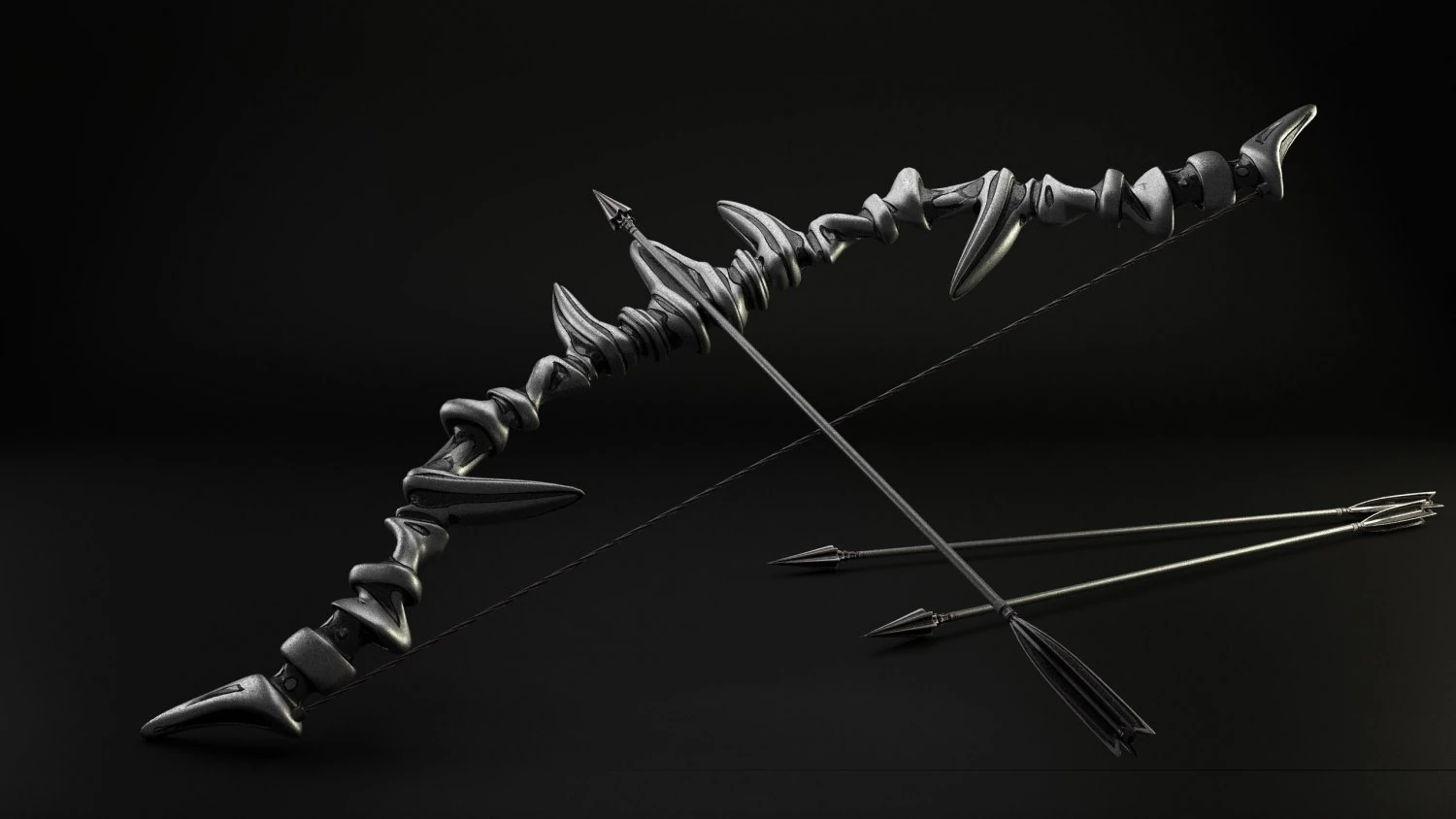 bow 3D Model .c4d .max .obj .3ds .fbx .stl .blend