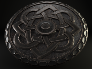 shield buckler 3D 모델