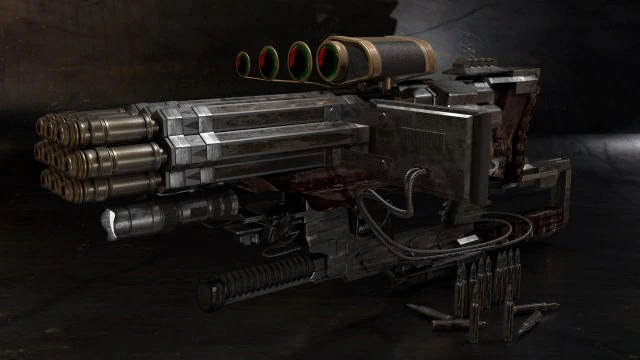 pushka Modello 3D .c4d .max .obj .3ds .fbx .stl .blend 