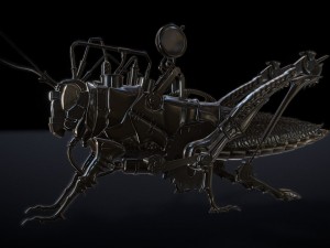steampank grasshopper 3D Model