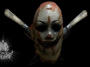 knives and mask 3D Model