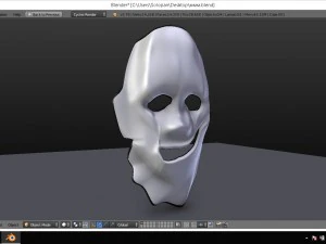 knives and mask 3D Model