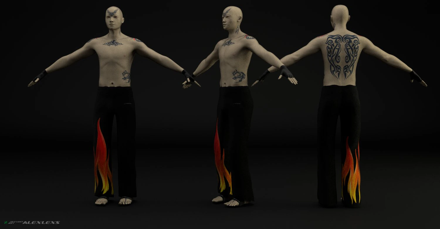 haracter 3D Model .c4d .max .obj .3ds .fbx .stl .blend 