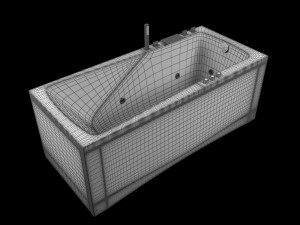 bath aventura Modèle 3D