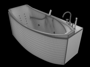 bath aurora Modelo 3D