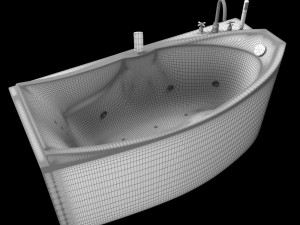 bath aurora Modelo 3D