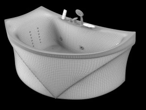 bath gotika 3D Model