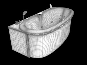 bath skulptura 3D मॉडल