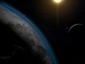 earth and moon 3D Model