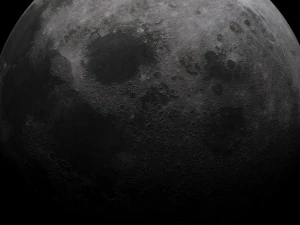 earth and moon 3D Model