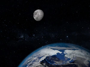 earth and moon 3D Model