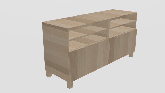 ikea besta tv stand 3D Model .c4d .max .obj .3ds .fbx .stl .blend 