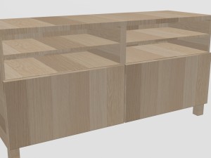 ikea besta tv stand 3D Model