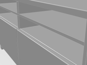 ikea besta tv stand 3D Model