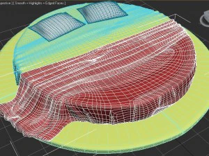 circle bed 3D Model