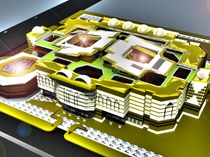 arabic hotel 3D 模型