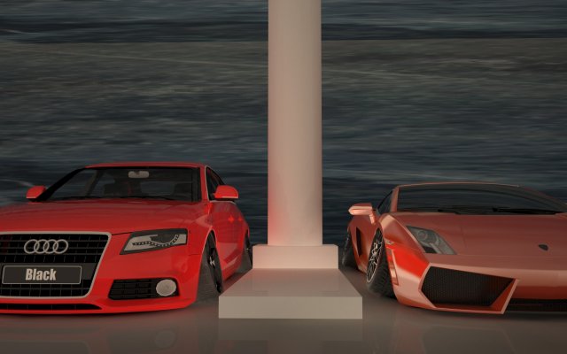 audi a4 3D Модель .c4d .max .obj .3ds .fbx .stl .blend 