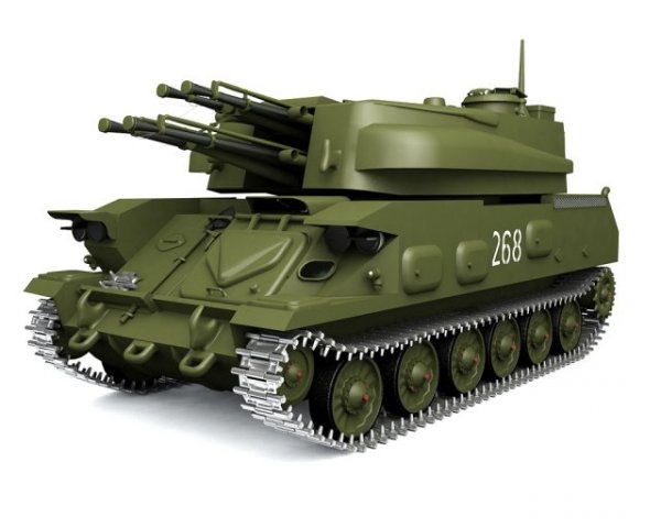 zsu-23-4 Modello 3D .c4d .max .obj .3ds .fbx .stl .blend 