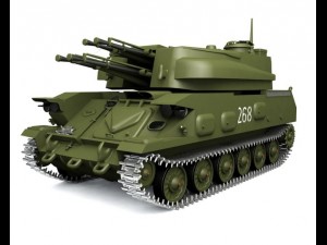 zsu-23-4 3D 模型