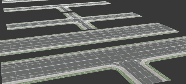 russian counrty roads pack 3D मॉडल .c4d .max .obj .3ds .fbx .stl .blend 