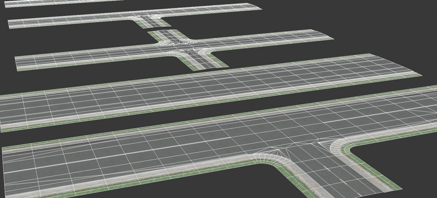 russian counrty roads pack 3D Model .c4d .max .obj .3ds .fbx .stl .blend