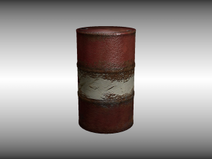oil-drum 3D 模型