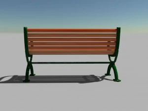 bench 3d 3D Model