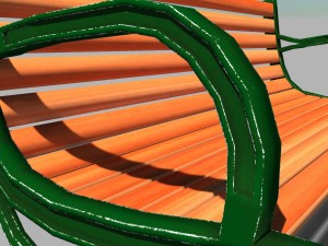 bench 3d 3D Model