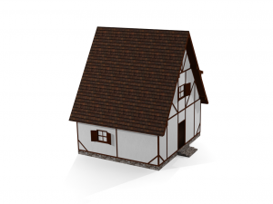 small house fahverk 3Dモデル