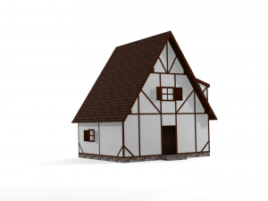 small house fahverk 3Dモデル