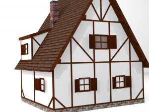 small house fahverk 3Dモデル
