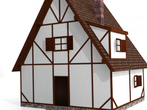 small house fahverk 3Dモデル